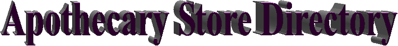 Apothecary Store Directory 